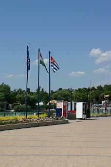 IMG_0367 Lake Balaton European Union And Hungarian Flags